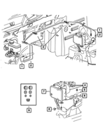 68043462AA - Brakes: Anti-lock Brake Control Unit for Mopar Image