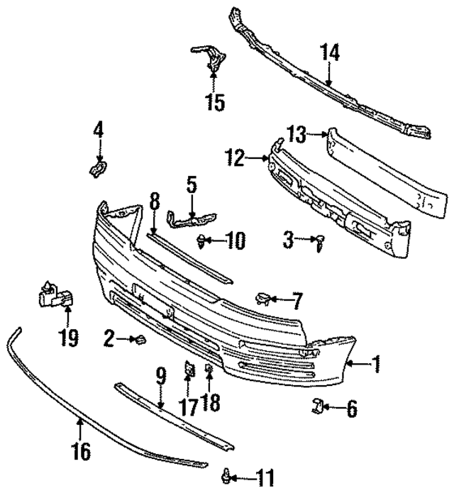 9046705009 - Body: Bumper Cover Fastener for Lexus Image