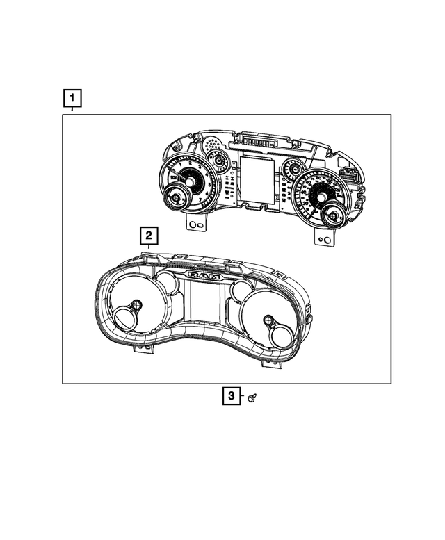 « 68527334AD –  : Pan Instr Grp Instr pour Mopar Image »