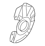 517561E000 - : 2006-2011 Hyundai Accent - Splash Shield for Hyundai: Accent Image