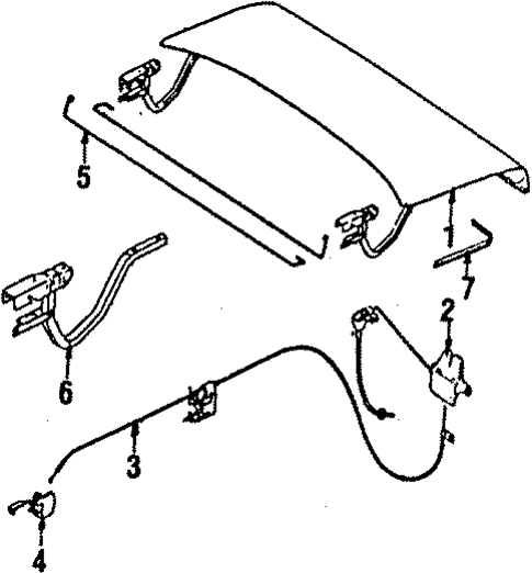 Lid & Components for 1989 Subaru DL #0
