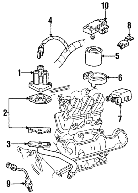 EGR System for 1996 Chevrolet Monte Carlo #0