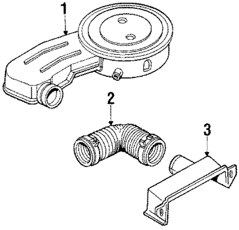 Air Intake for 1988 Oldsmobile Cutlass Calais #0