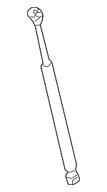 1Q0823359 - Body: Support Cylinder for Volkswagen: Eos Image