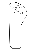 1J1823533C95T - Body: Handle for Volkswagen: Eos Image