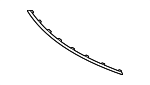 1928854501 - Body: Center Molding for Mercedes-Benz Image