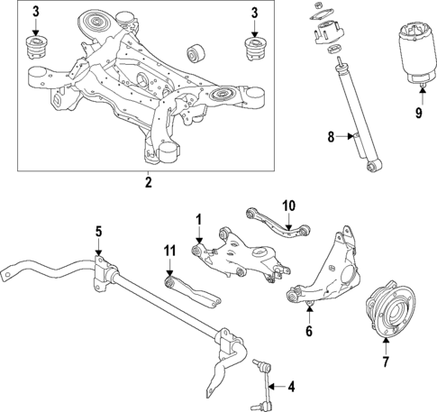 Rear Suspension for 2022 Land Rover Range Rover #0