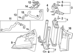 42807320 - Cooling System: Radiator Hose for Cadillac: CT5 Image