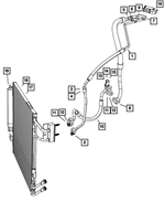 5101913AA - Air Conditioning &amp; Heater: A/c Charge Valve Cap for Chrysler: 300, Aspen, Sebring | Dodge: Charger, Durango, Magnum, Stratus | Jeep: Wrangler Image
