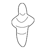 11589290 - Body: Cowl Grille Retainer for GM Image