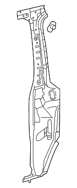 4476305300 - Body: Lock Pillar for Mercedes-Benz Image