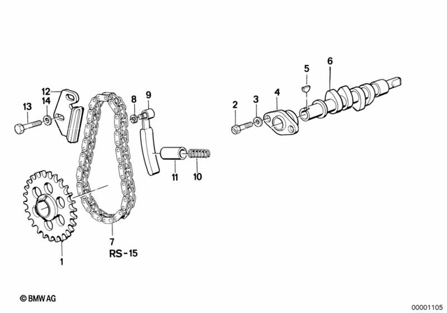11311338302 - : Camshaft Camshaft for BMW-Motorrad Image