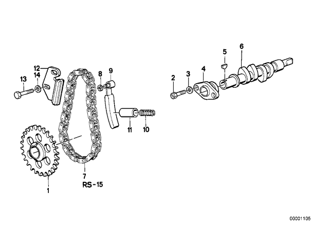 11311335588 - : Camshaft Gear for BMW-Motorrad Image
