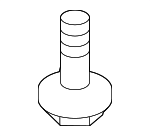 LR106494 - Body: Fender Liner Screw for Land Rover: Defender 110, Defender 130, Defender 90, Discovery, LR3, LR4, Range Rover, Range Rover Sport, Range Rover Velar Image