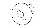 9760497 - Body: Dashboard Panel Insulator Clip for Saab Image