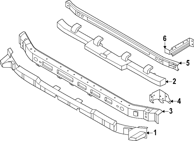 620917JA0A - Body: Lower Absorber for INFINITI: QX80 Image