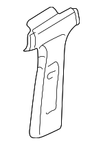 4B0867243AG2PL - Body: Upper Center Pillar Trim for Audi: A6, A6 Quattro, S6 Image