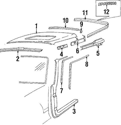 Roof for 1986 Isuzu Pickup #0