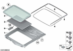 54107275842 - : Seal, Sunroof for BMW Image