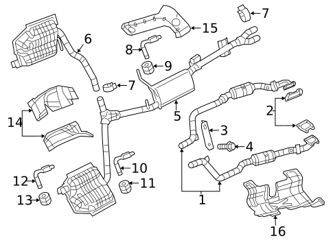 Exhaust Manifold for 2015 Chrysler 300 #0