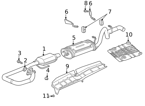 Mufflers for 2000 Jeep Wrangler #0