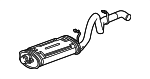 52019241 - : Muffler W/Tailpipe for Jeep: Wrangler Image