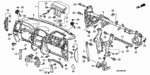 90104S3V000 - Interior/Bumper: SCREW-WASHER (4X16) (PO) for Honda Image