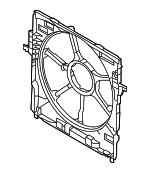 17117611348 - Cooling System: Shroud for BMW: 528i, 550i, 550i GT, 550i GT xDrive, 550i xDrive, 650i, 650i Gran Coupe, 650i xDrive, 650i xDrive Gran Coupe, 750i, 750i xDrive, 750Li, 750Li xDrive Image