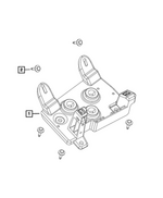 6508659AA - Electrical: Hex Head Screw And Washer for Jeep: Commander, Gladiator, Grand Cherokee, Liberty, Wrangler | Ram: 1500, 2500, 3500 Image