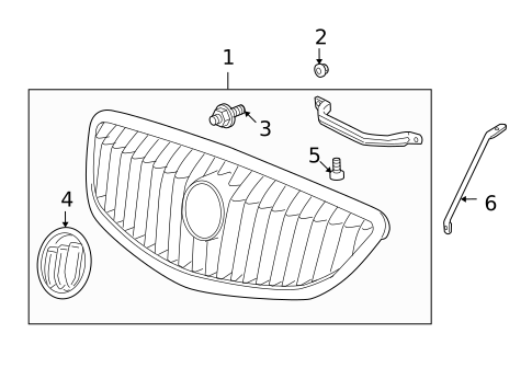 Grille & Components for 2012 Buick Enclave #0