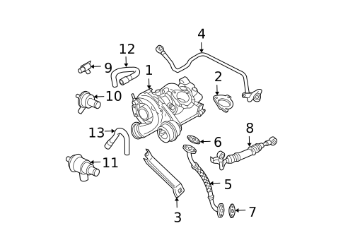 Turbocharger for 1999 Volkswagen Beetle #0
