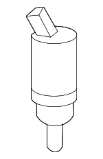 15140461 - Body: Washer Pump for Buick: LaCrosse, Lucerne | Cadillac: DTS | Chevrolet: Impala, Impala Limited, Monte Carlo | Pontiac: Grand Prix Image