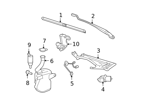 Wiper & Washer Components for 2009 Buick Lucerne #0