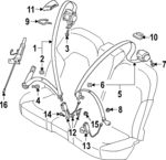 4N0857620A - : Tensioner for Audi Image