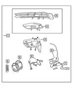 5166867AB - Mopar Accessories - Component Parts: Shroud Shroud for Mopar Image