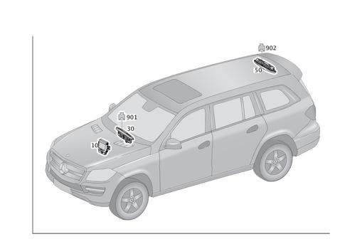 Parktronic System (Pts) for 2016 Mercedes-Benz GL350 #0