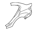 51439FL04A9P - Body: Quarter Panel for Subaru: Impreza Image