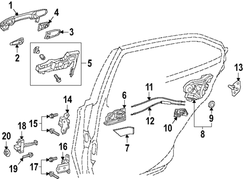Lock & Hardware for 2025 Toyota 4Runner #1