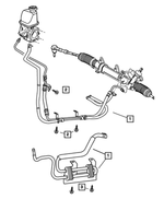 5290977AE - Steering: P/s Pressure And Return Hose Assembly for Dodge: Neon Image
