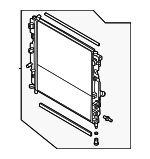 H30115200A - Cooling System: Radiator for Mazda: CX-70, CX-90 Image