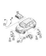 6106170AA - Electrical: Nut for Mopar Image