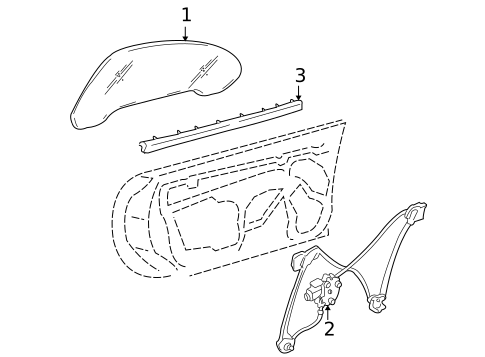 Door for 1997 Chevrolet Corvette #0