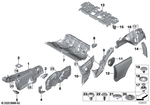 51485B425C1 - Vehicle Trim: Sound Insulating Tunnel Front for BMW Image