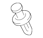 85815C1100 - Body: Windshield Pillar Trim Clip for Kia: Carnival, EV6, Forte, K5, K900, Niro, Niro EV, Rio, Sedona, Seltos, Sorento, Soul, Stinger, Telluride Image