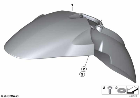 Front Wheel Fender for 2009 BMW-Motorrad R 1200 GS Adventure #1