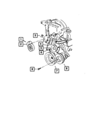 6102121AA - Cooling: Hex Head Bolt for Chrysler: Town &amp; Country, Voyager | Dodge: Caravan, Grand Caravan | SRT: Viper Image