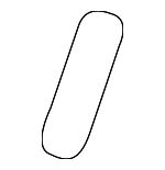 MD198553 - Engine: Lower Timing Cover Gasket for Mitsubishi Image