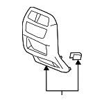 83416TG7A01ZA - : Rear Trim Panel for Honda Image