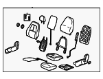 25914650 - Body: Seat Assembly for Saturn: Vue Image