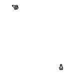 LR009266 - Exhaust: Front Shield Bolt for Land Rover: Defender 110, Defender 130, Defender 90, Discovery, LR4, Range Rover, Range Rover Sport, Range Rover Velar Image